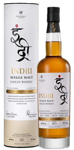 Whisky Indri Trini - Single Malt Indian Whisky - 46% - 70 CL