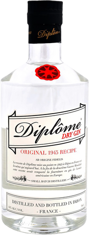 Diplôme Dry Gin - 44°C - 70 CL - Bretagne - France
