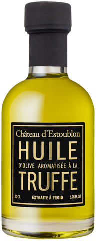 Huile d'Olive - Château D'Estoublon - Huile Aromatisée à la Truffe - 20 CL - Provence