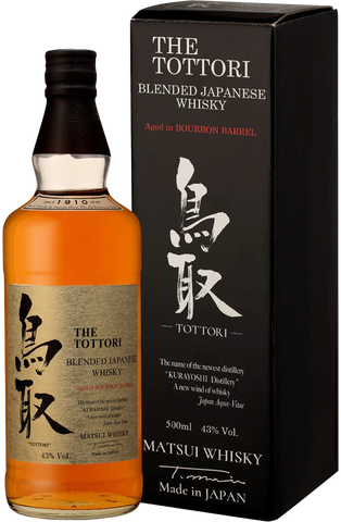 Blended Japanese Whisky - The Tottori - Bourbon Aged - 43% - 50CL - Japon